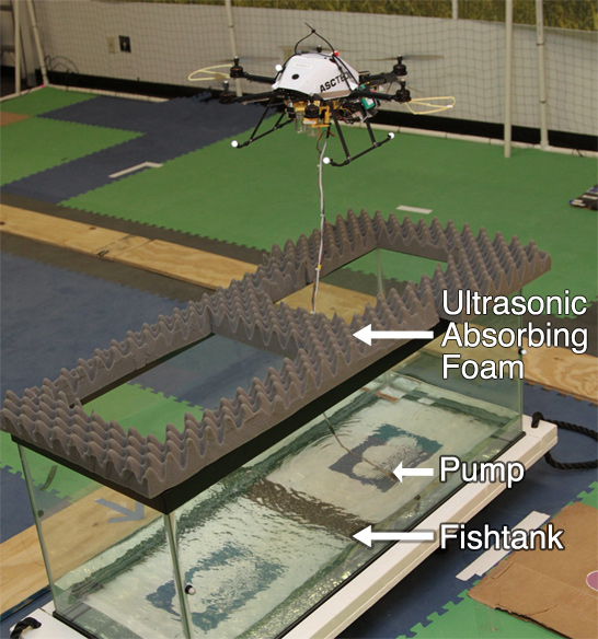 Flying drone figure