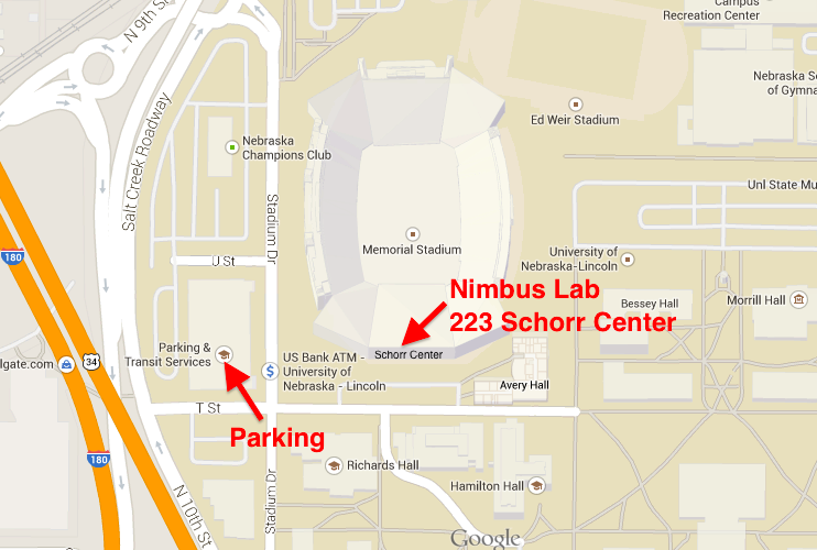 Nimbus lab location graphic